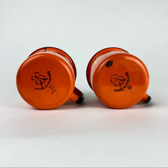 Vintage Made In Poland Daisy Enamel Tin Mug - Picture 3 of 5